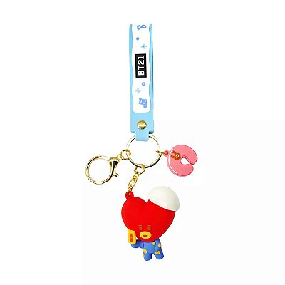 CHAVEIRO COLEÇÃO BT21 TATA 13 X 6 X 3 CM.