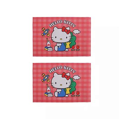 JOGO AMERICANO COLEÇÃO SANRIO HELLO KITTY 2 PEÇAS 30 X 45 CM.