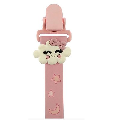 PRENDEDOR DE CHUPETA QUE BRILHA NO ESCURO MARKHA BABY NUVEM