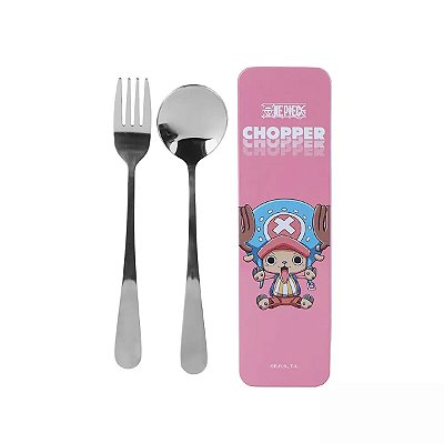 CONJUNTO DE TALHERES COM ESTOJO MINISO ONE PIECE CHOPPER