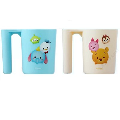 CANECA DE ENXÁGUE PORTA ESCOVA DISNEY TSUM TSUM MINISO 9 CM.