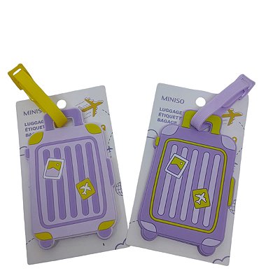 TAG DE MALA MODELO MALA DE VIAGEM MINISO 15 CM.