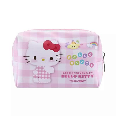 NECESSAIRE SANRIO HELLO KITTY 50 ANOS. MINISO 16 X 9 X 10 CM