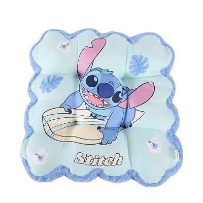ALMOFADA DE ASSENTO COLEÇÃO DISNEY STITCH MINISO 40 X 40 CM.