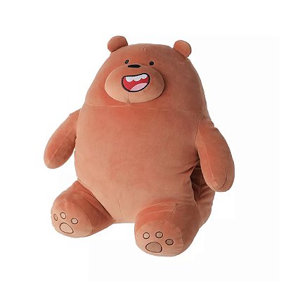 ALMOFADA COLEÇÃO URSO SEM CURSO PARDO MINISO 46 CM.
