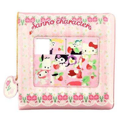 BLOCO ANOTAÇÕES SANRIO COM QUADRO DE MONTAGEM MINISO ROSA 64 FOLHAS