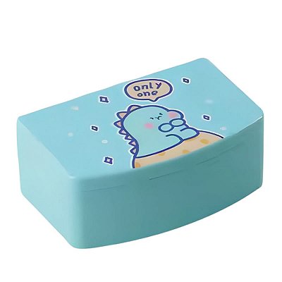 PORTA JÓIAS COM ESPELHO DINOSSAURO ONLY ONE 16X11X6,5CM.
