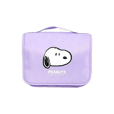 NECESSAIRE DE TOALETE MODELO SNOOPY LILÁS MINISO
