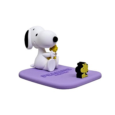 SUPORTE DE MESA PARA CELULAR SNOOPY E WOODSTOCK  MINISO