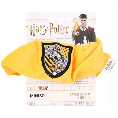 Elástico de Cabelo Macio Harry Potter Hufflepuff Miniso