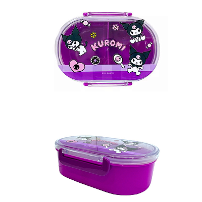 BENTO BOX MARMITINHA FOFA LIVRE DE BPA KUROMI SANRIO MINISO