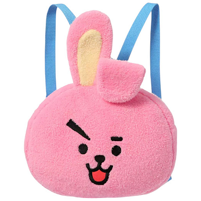 MOCHILA INFANTIL PELUCIA MACIA BT21 COOKY ORIGINAL MINISO
