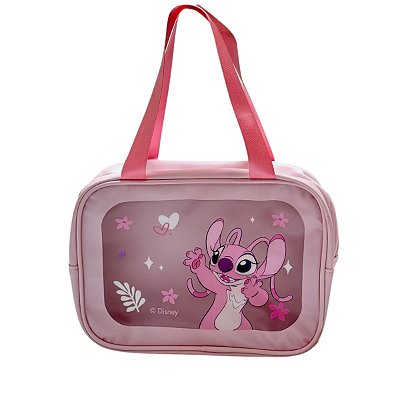 Bolsa fofa Necessaire de viagem Angel Disney Miniso