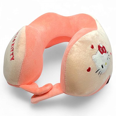 Travesseiro Almofada Viagem Hello Kitty Sanrio Miniso