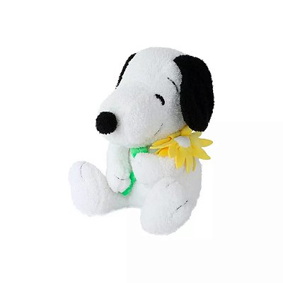 Pelúcia Snoopy Girassol Fofinha Antialérgica Miniso