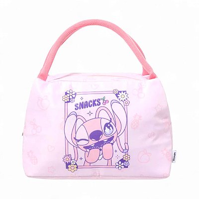 Bolsa Térmica Fofa Stitch Angel Disney Original Miniso