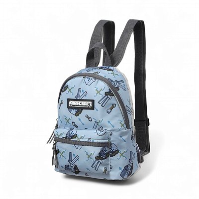 Mochila Infantil Escolar Minecraft Gamer Original Miniso
