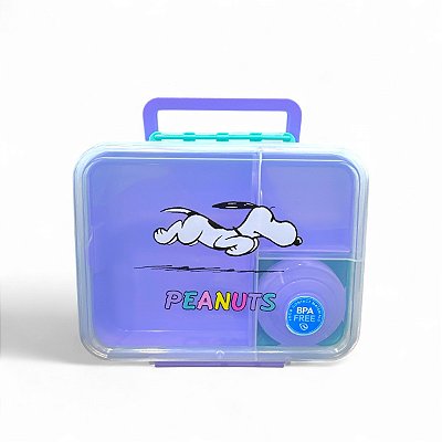 Lancheira Fofa Bento Box BPA Free Snoopy Original Miniso