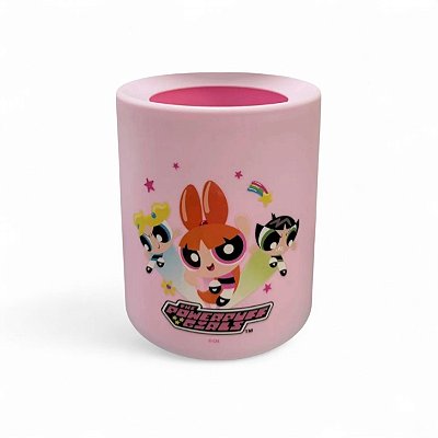Lixeira De Mesa Meninas Superpoderosas Rosa Original Miniso
