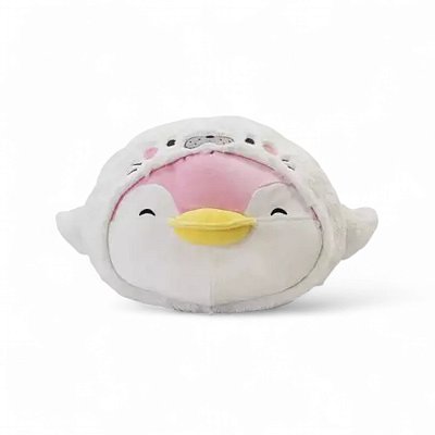 Pelúcia Almofada Travesseiro Fofo Pinguim Oceano Miniso