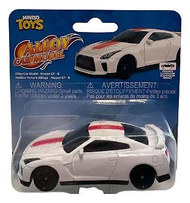 BRINQUEDO CARRINHO DE METAL NISSAN GT-R MINISO TOYS