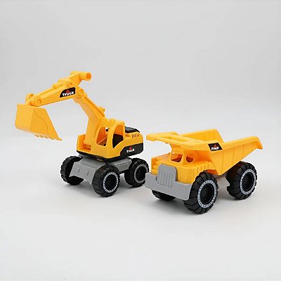 Escavadeira De Brinquedos Meninos Trator Articulado Miniso