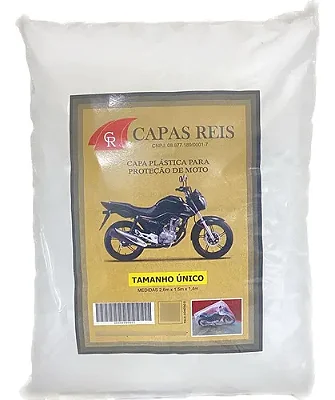 Capa Plástica Para Moto Capa Reis