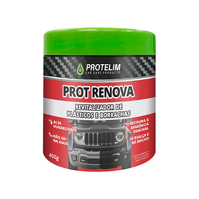 Prot Renova Revitalizador de Plásticos e Borrachas 400g Protelim