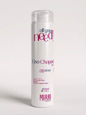 Liso Chapado Mirai - Vitaminas B,C e E 300ml