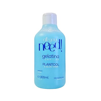 Gelatina Capilar Plantcol e Aloe Vera 300 ml Mirai Cosmeticos