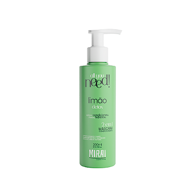 All You Need! Limão Detox – Máscara Condicionante 200ml