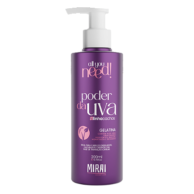 All You Need! Poder da Uva – Gelatina 200ml - Linha Cachos