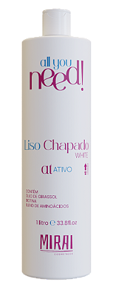 Ativo Liso Chapado White 1L - Mirai Cosméticos