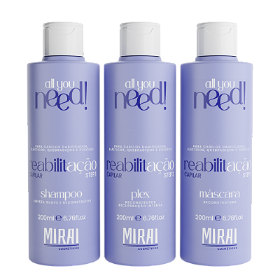All You Need! Kit Reabilitação Capilar 200ml