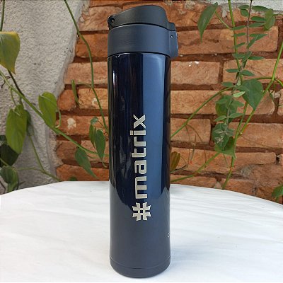 Garrafa Térmica de Inox 500ml Fast Click Personalizada