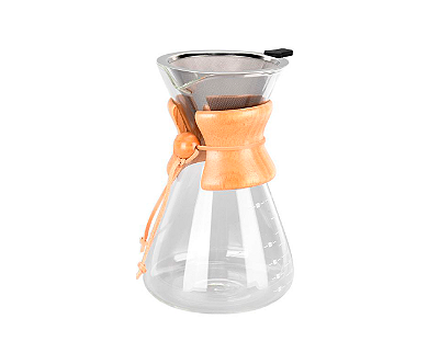 Cafeteira de Vidro Manual 800ML - OUTLET