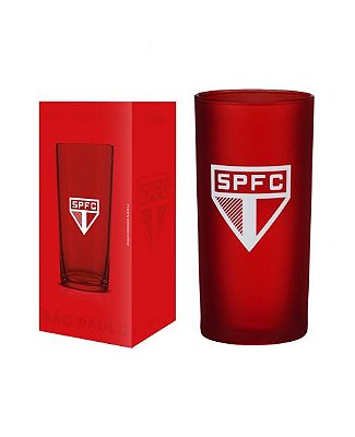 Copo Cylinder Long Drink Prime São Paulo Futebol Clube 300ml