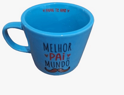 Caneca Azul - Melhor Pai Do Mundo