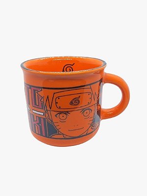 Caneca De Cerâmica Laranja Naruto Uzumaki
