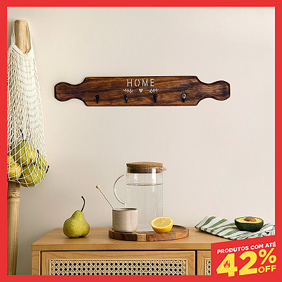 Porta Xícaras e Utensílios de Cozinha Decorativo "Amassador de Macarrão"