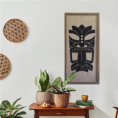 Quadro em Madeira Carranca T'aan