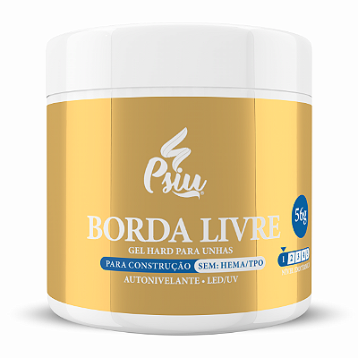 Psiu - Gel Hard Borda Livre 56g