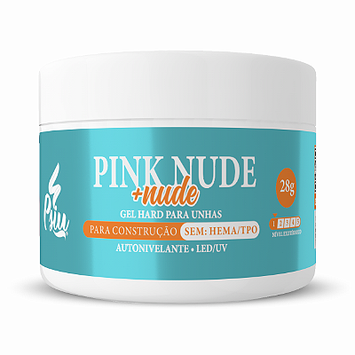 Psiu - Gel Hard Pink Nude + Nude 28g