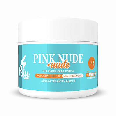 Psiu - Gel Hard Pink Nude + Nude 14g