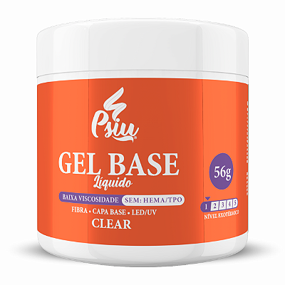 Psiu - Gel Base LIQUIDO Flexível 56g