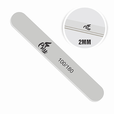 Psiu - Lixa Reta/Oval FINA 2mm 100/180 slim