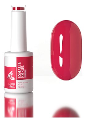 Psiu - Esmalte em Gel Led/UV N° 163 Pink Neon 10ml