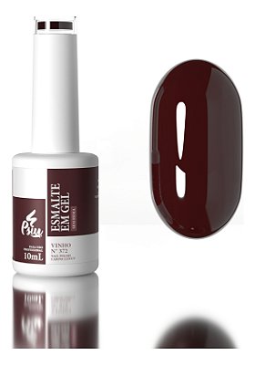 Psiu - Esmalte em Gel Led/UV N° 372 Vinho 10ml