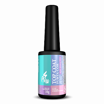 Psiu - Top Coat Glitter Furta Cor Prata 10g