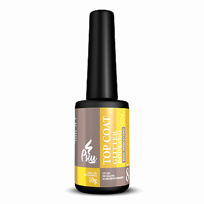 Psiu - Top Coat Glitter Dourado 10g